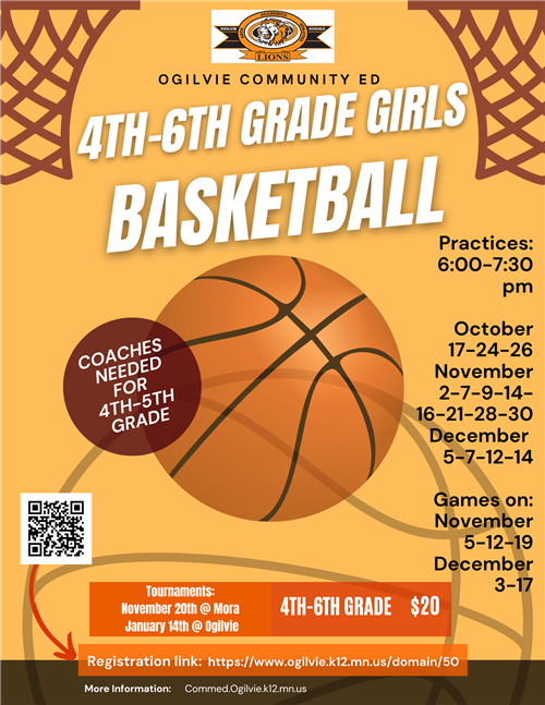 Girls Basketball 4th - 6th Grade
